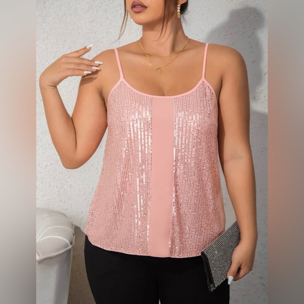 Plus Sequin Cami
